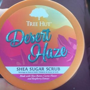 Tree hut desert haze